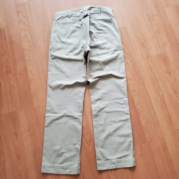 Men's Visvim Slim Chino Beige Color Size S VGUC  Made in Japan - Picture 2 of 6